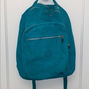 Turquoise Kipling Bookbag